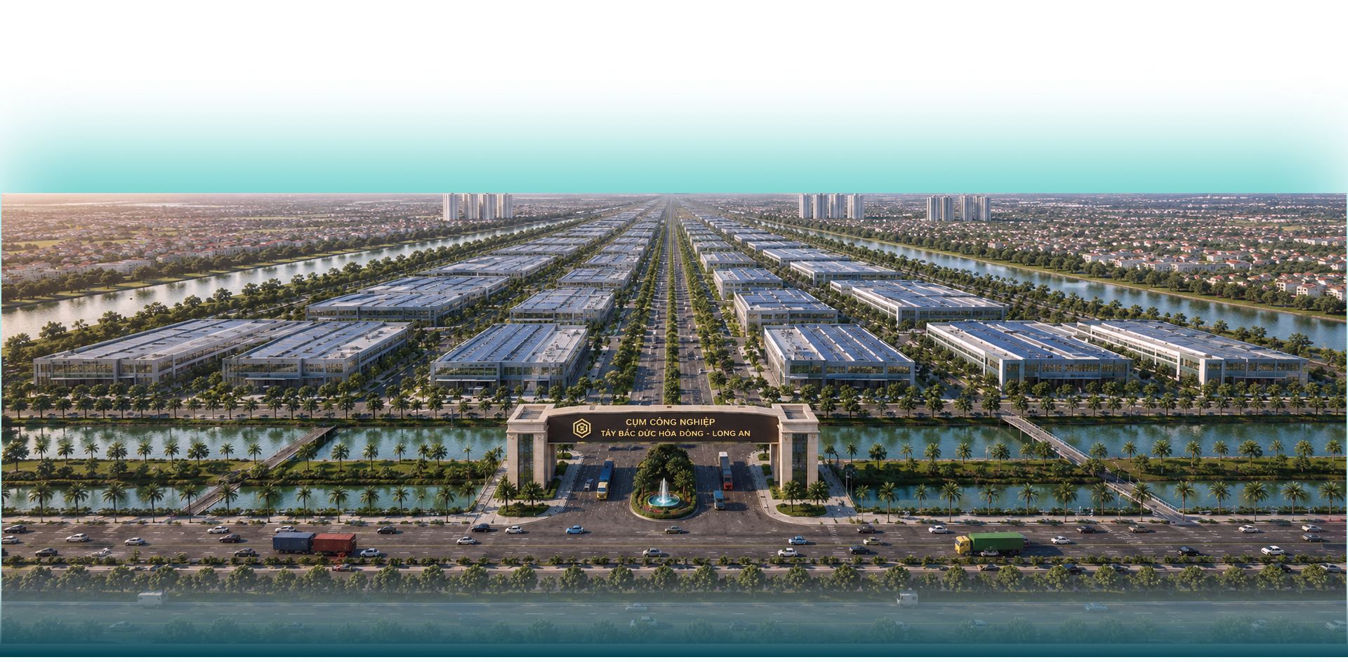 Nhà Xưởng KCN 2 Hình ảnh tổng thể CCN Tây Bắc Đức Hòa Đông