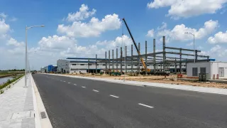 Hạ tầng sản xuất tại CCN Tây Bắc Đức Hòa Đông